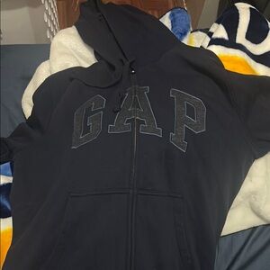 GAP Navy Full-Zip Hoodie with Logo